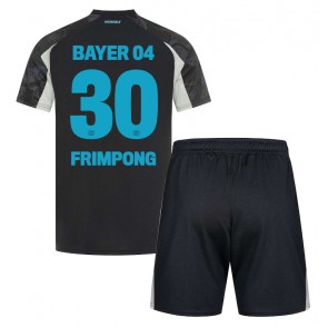 Bayer Leverkusen Jeremie Frimpong #30 Tredje Kläder Barn 2024-25 Kortärmad (+ Korta byxor)